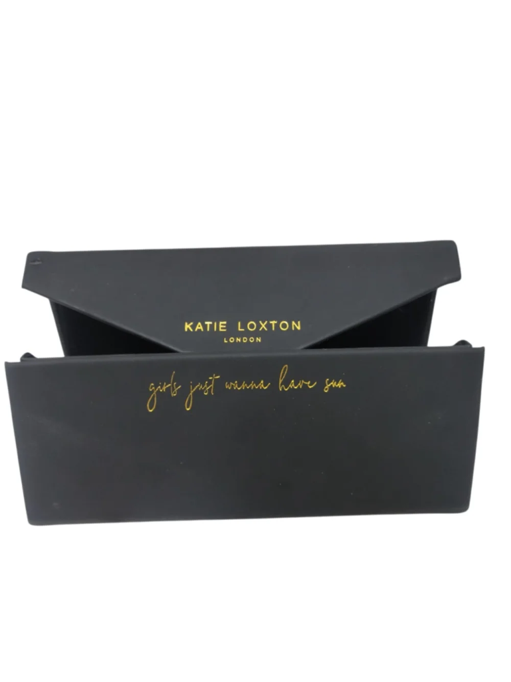 Katie Loxton Vienna Sunglasses Thick Pale Pink Frame Gradient Brown Lenses